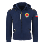 Rejsowy Polar z kapturem Premium — Yacht Klub Polski Sława