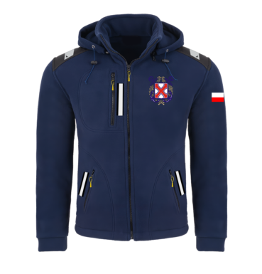 Rejsowy Polar z kapturem Premium — YKP Szczecin